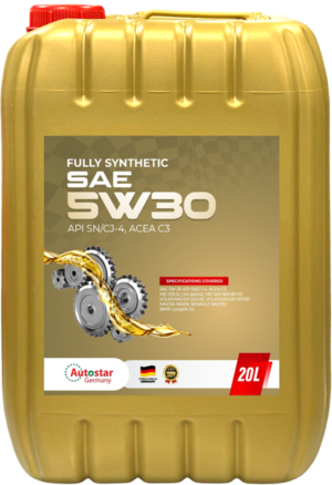 Autostar Germany Fully Synthetic 5W-30 VW504/VW507 Engine Oil, ACEA C3